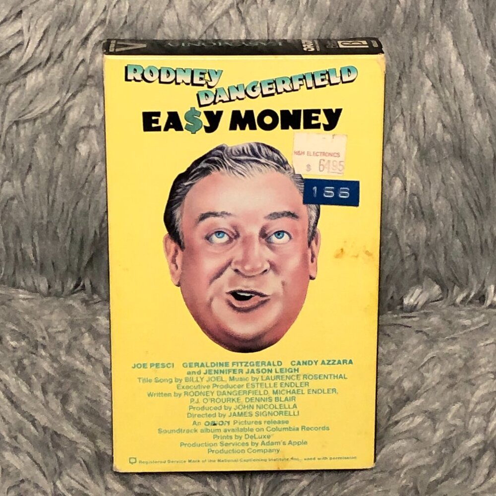 BETAMAX" Easy Money" Beta Tape Vestron Rodney Dangerfield 80s